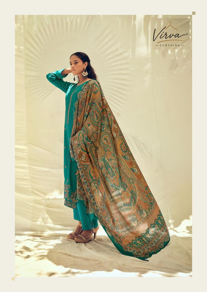 Aab E Aftaab Virva Viscose Pashmina Suits Wholesale Price