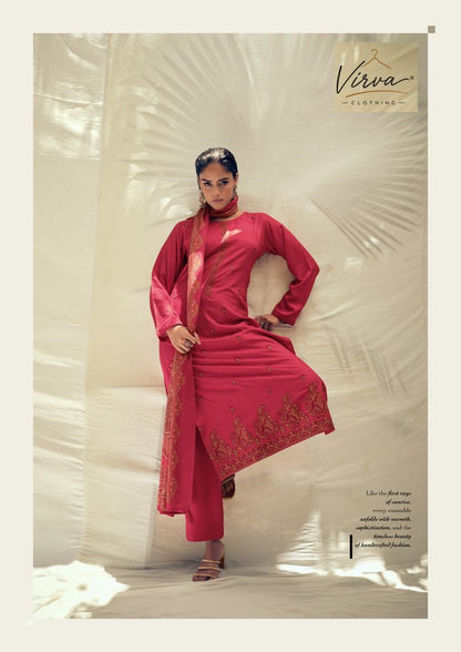 Aab E Aftaab Virva Viscose Pashmina Suits Wholesale Price