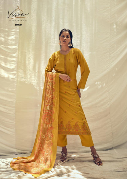 Aab E Aftaab Virva Viscose Pashmina Suits Wholesale Price