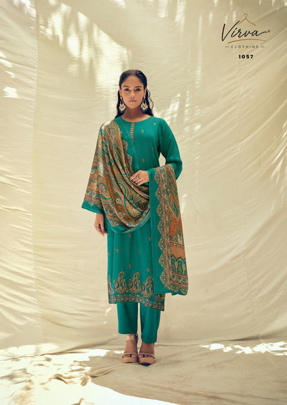 Aab E Aftaab Virva Viscose Pashmina Suits Wholesale Price
