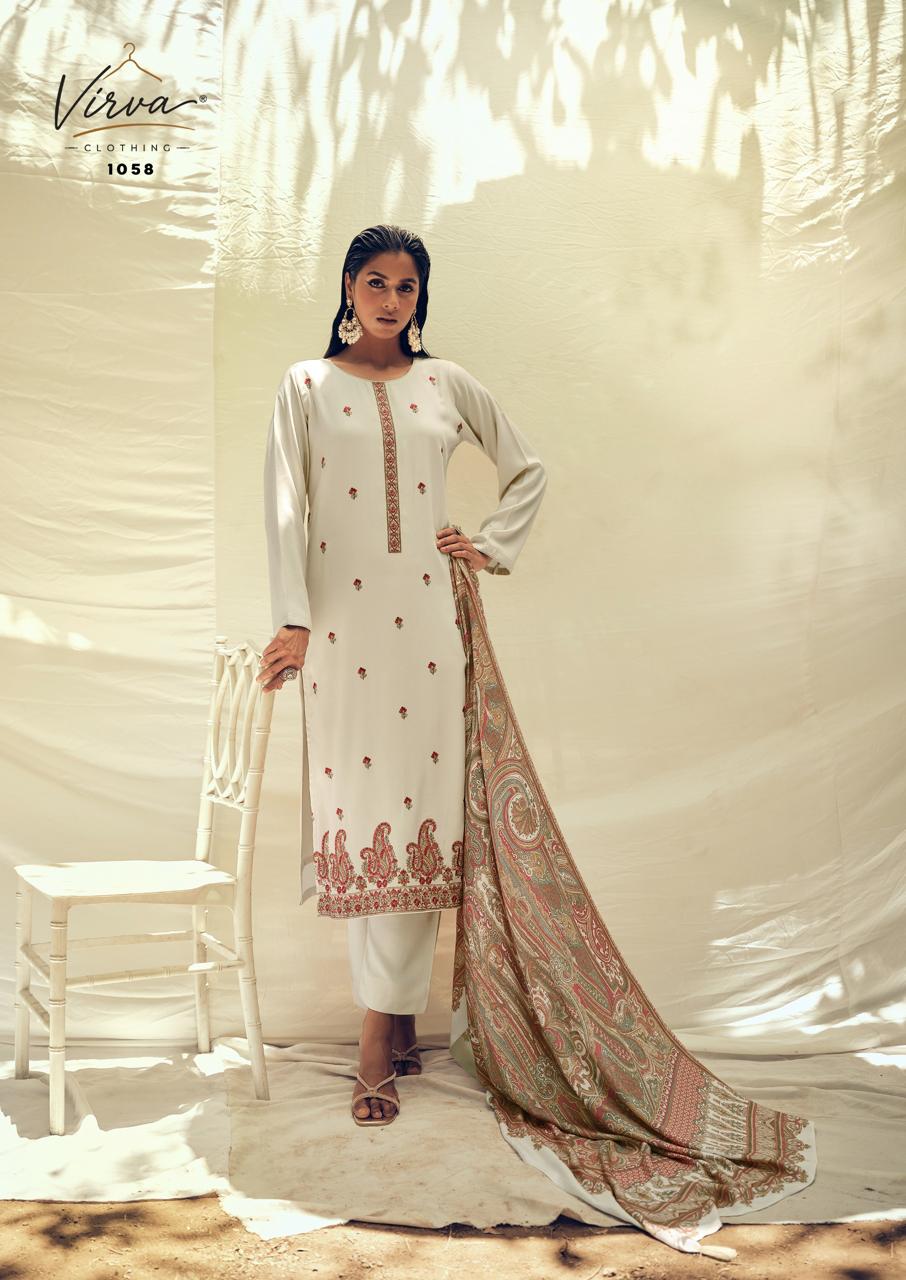 Aab E Aftaab Virva Viscose Pashmina Suits Wholesale Price