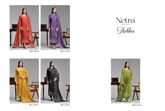 Aabha Netra Cotton Pant Style Suits Supplier Gujarat