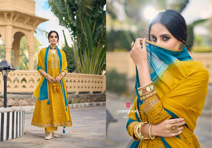 Aabha Rangoon Cotton Readymade Anarkali Suits Supplier Ahmedabad