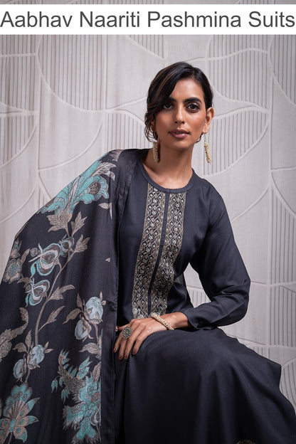 Aabhav Naariti Pashmina Suits Wholesaler India