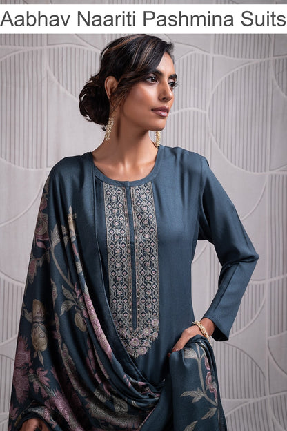 Aabhav Naariti Pashmina Suits Wholesaler India