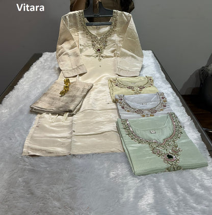 Aabhushan Vitara Simar Readymade Plazzo Style Suits Supplier India