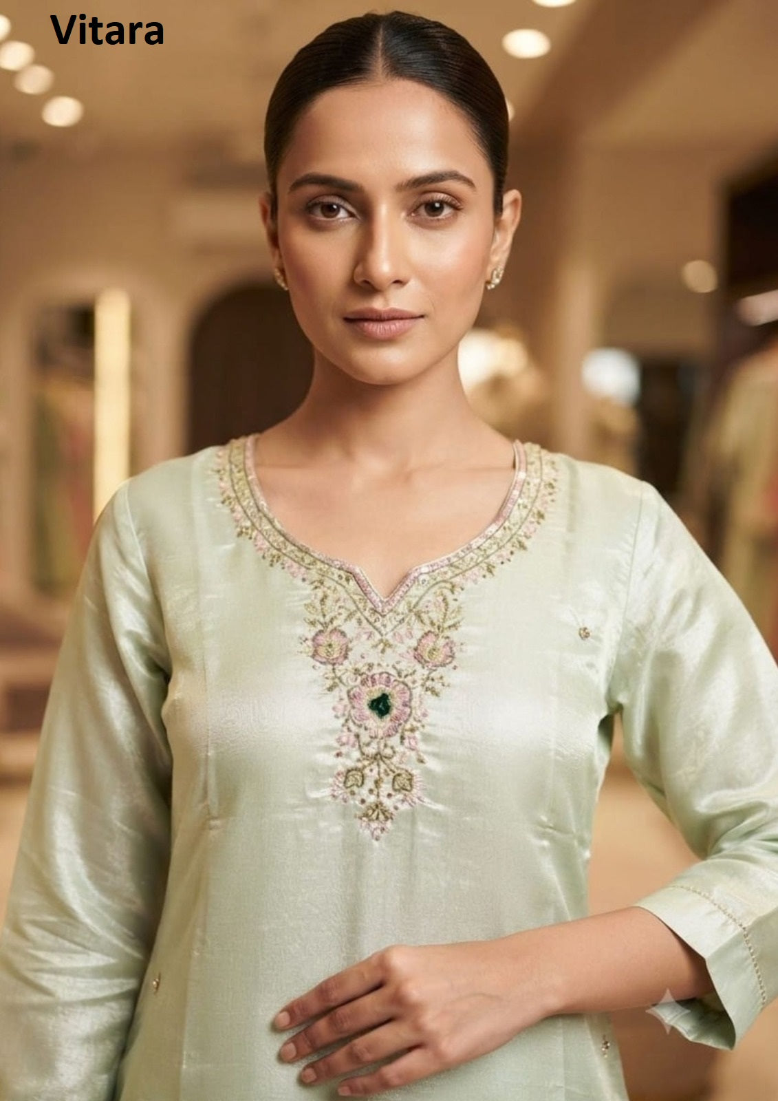 Aabhushan Vitara Simar Readymade Plazzo Style Suits Supplier India