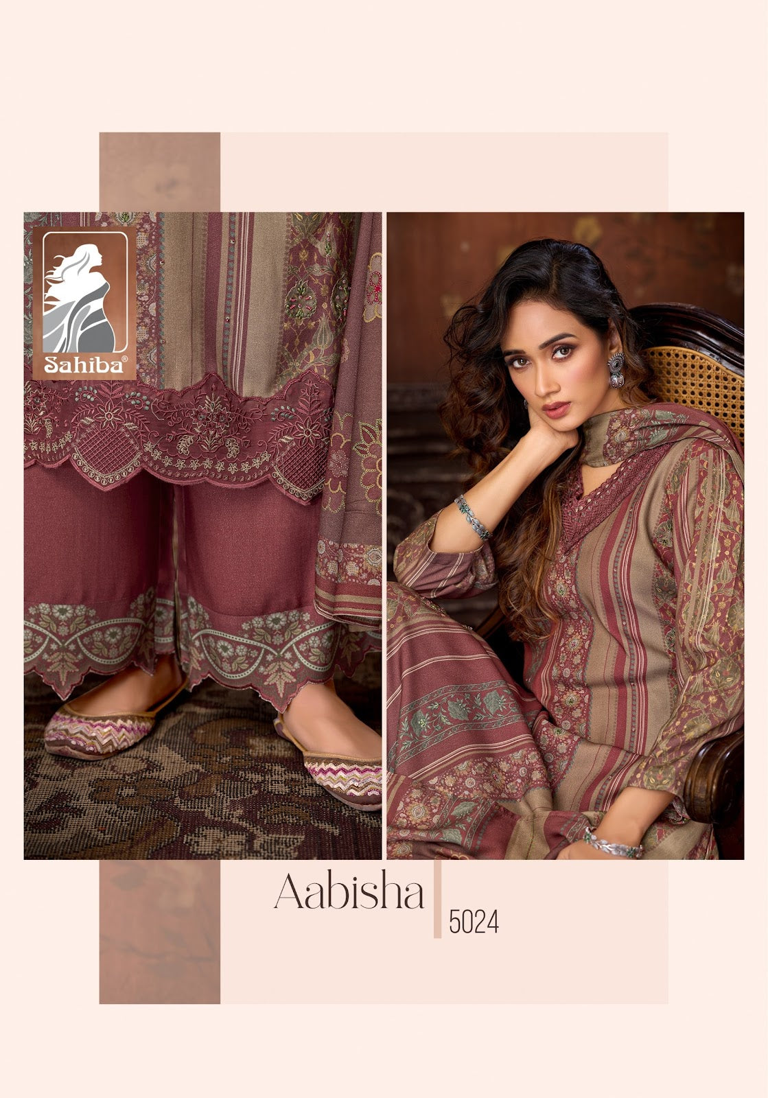 Aabisha Sahiba Pashmina Suits Wholesale Price