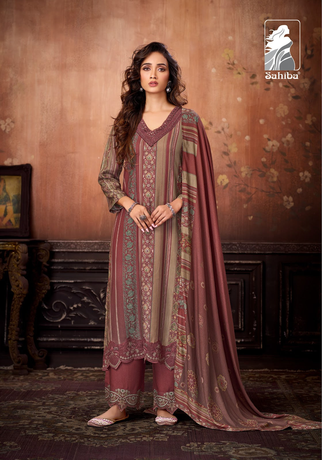 Aabisha Sahiba Pashmina Suits Wholesale Price