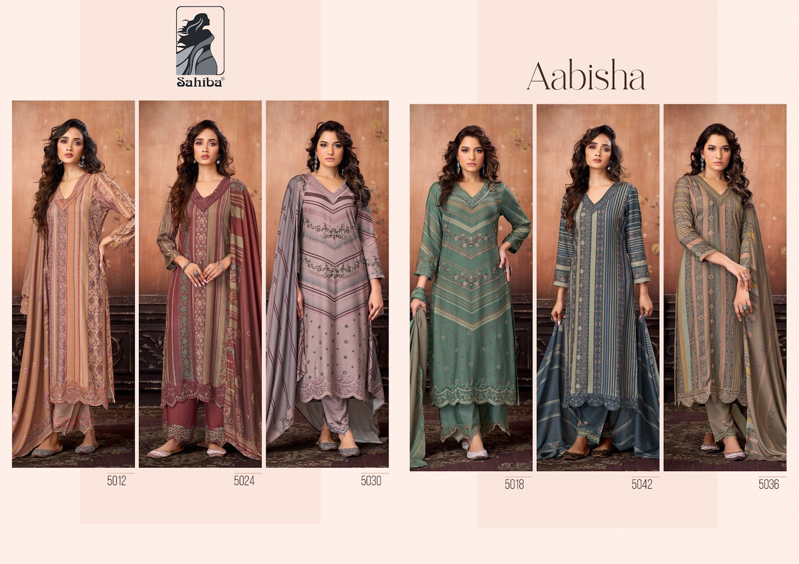 Aabisha Sahiba Pashmina Suits Wholesale Price