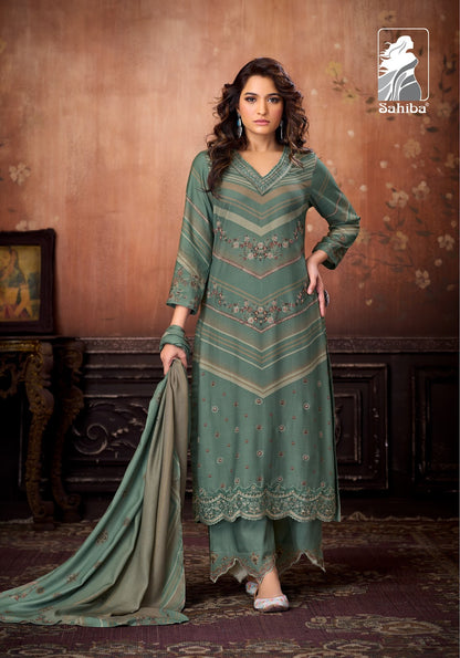 Aabisha Sahiba Pashmina Suits Wholesale Price