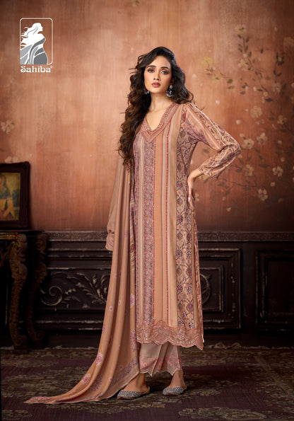 Aabisha Sahiba Pashmina Suits Wholesale Price