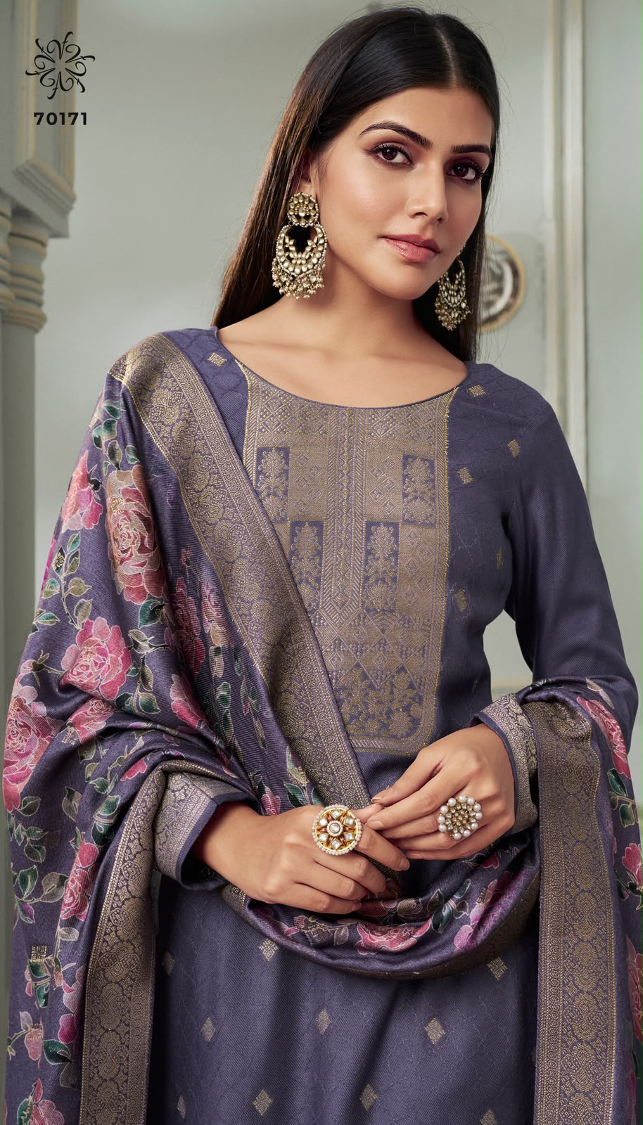 Aadhira 7 Kervin Vinay Fashion Llp Viscose Pashmina Suits Manufacturer