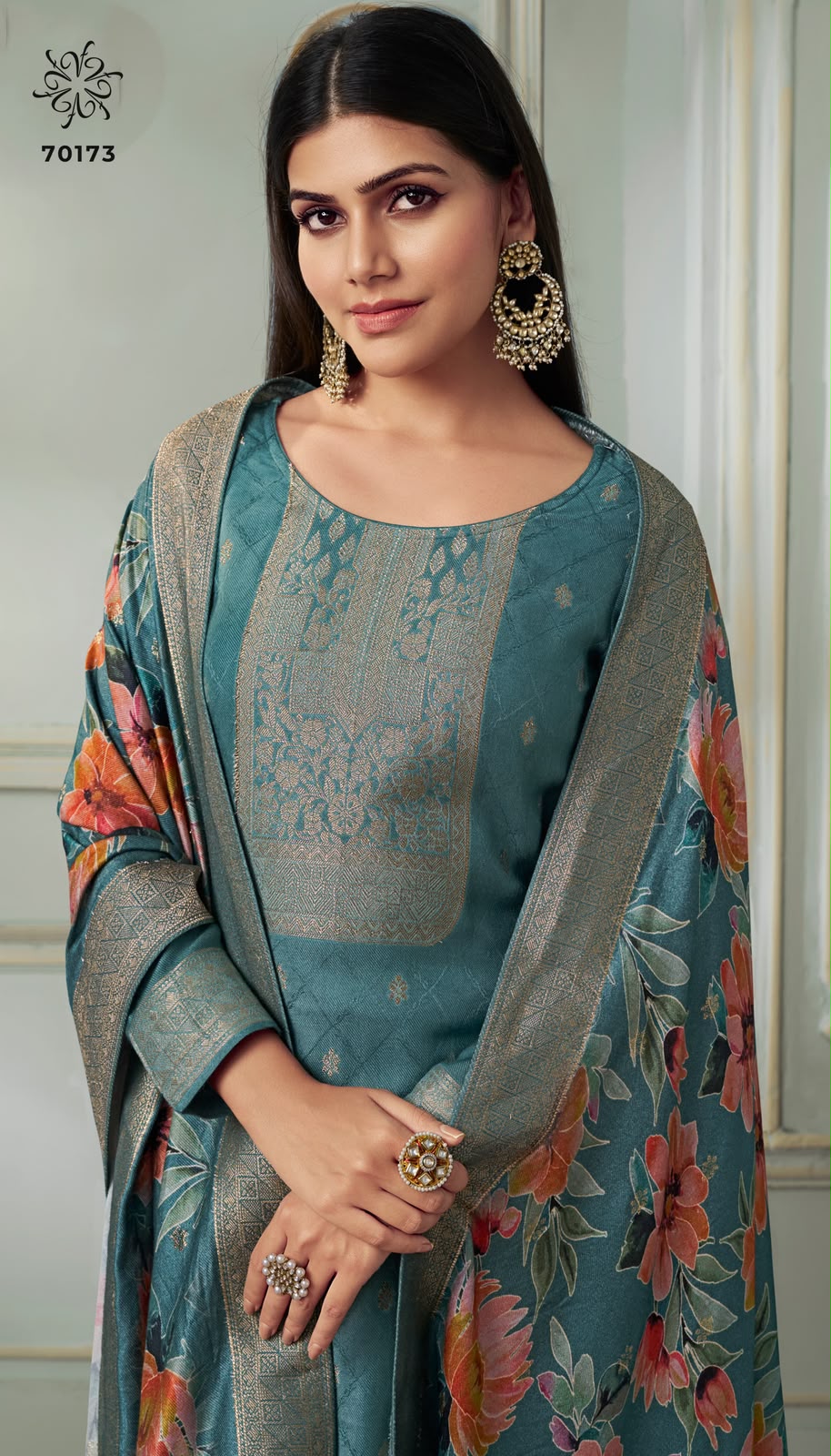 Aadhira 7 Kervin Vinay Fashion Llp Viscose Pashmina Suits Manufacturer
