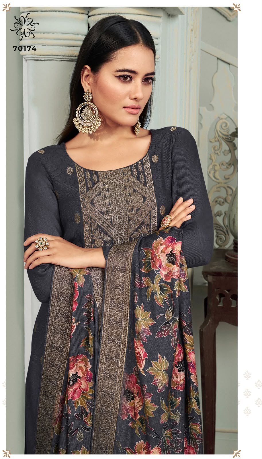 Aadhira 7 Kervin Vinay Fashion Llp Viscose Pashmina Suits Manufacturer