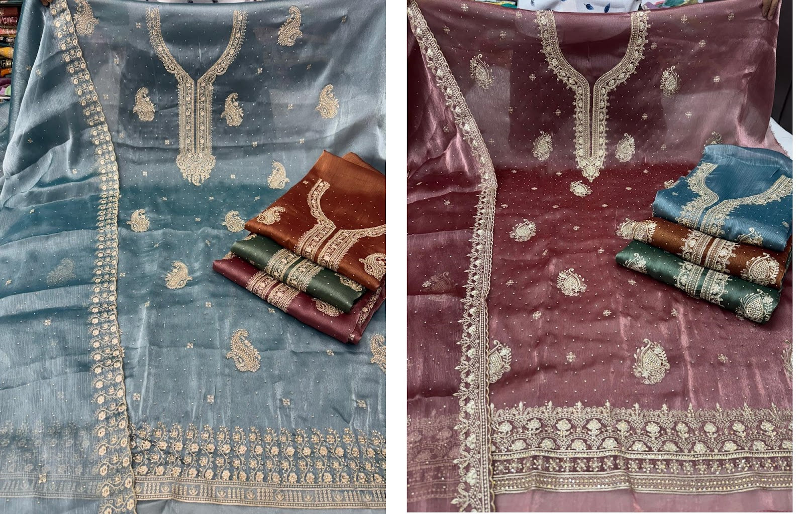 Aadhira Nayandeep Burberry Salwar Suits Wholesale Price