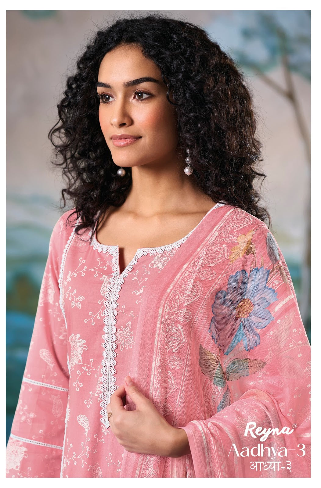 Aadhya 3 Reyna Cotton Pant Style Suits Wholesaler Gujarat