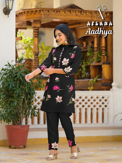 Aadhya Afsana Roman Co Ord Set Supplier