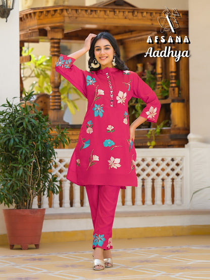 Aadhya Afsana Roman Co Ord Set Supplier