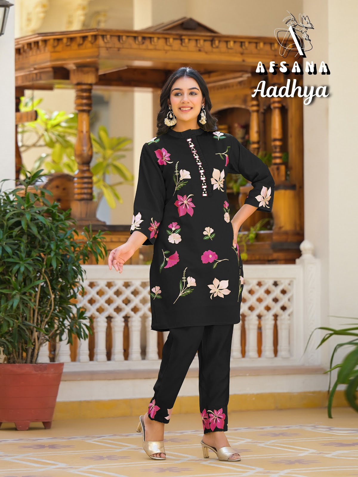 Aadhya Afsana Roman Co Ord Set Supplier