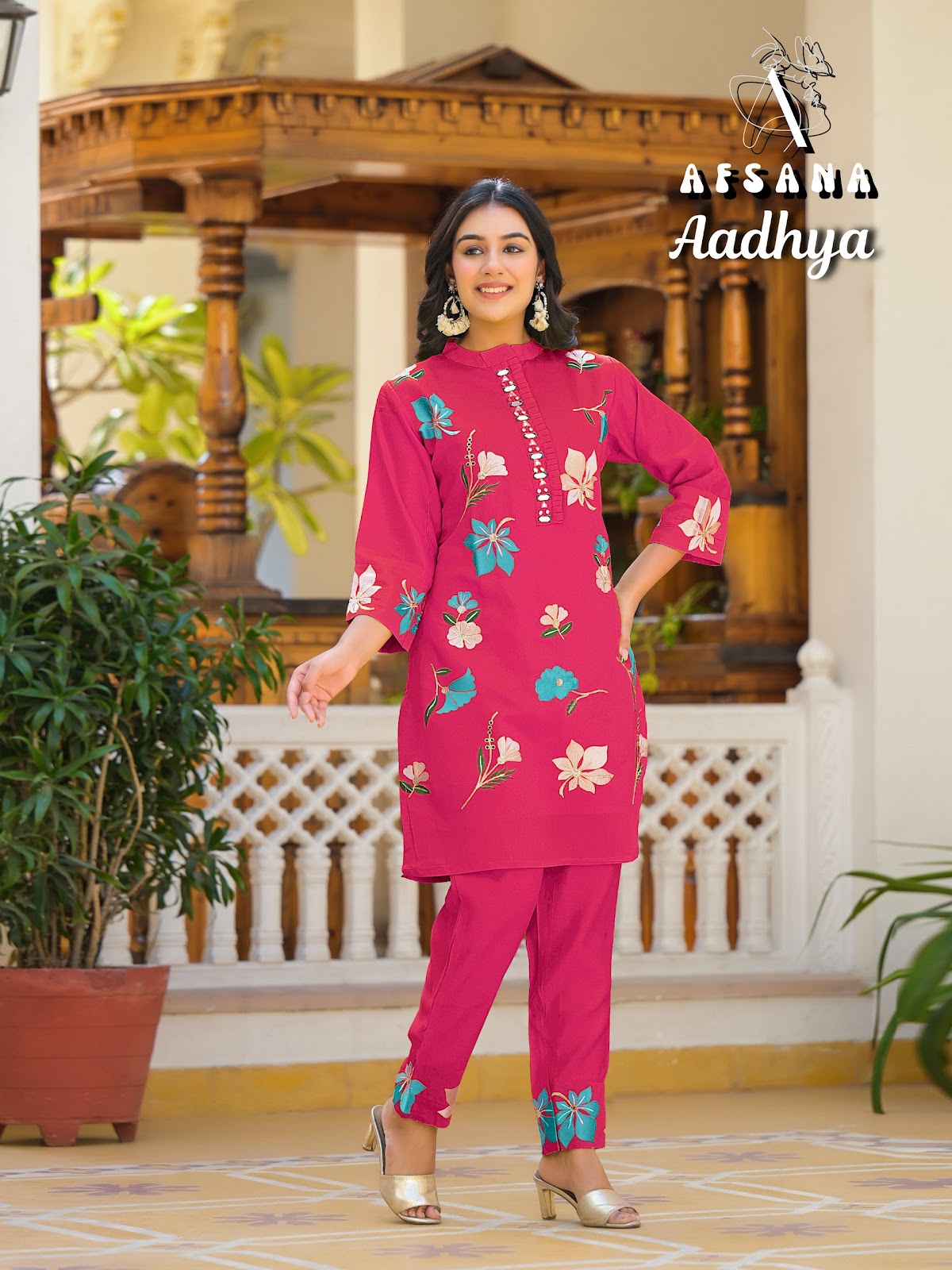 Aadhya Afsana Roman Co Ord Set Supplier