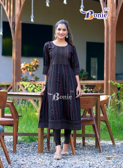 Aadhya Bonie Vetican Anarkali Kurtis Wholesaler