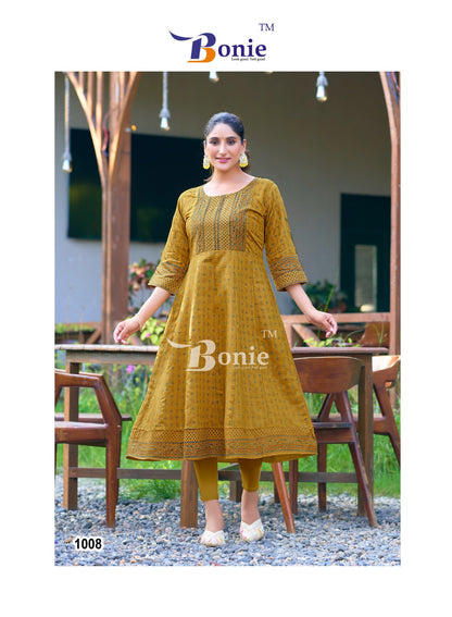Aadhya Bonie Vetican Anarkali Kurtis Wholesaler