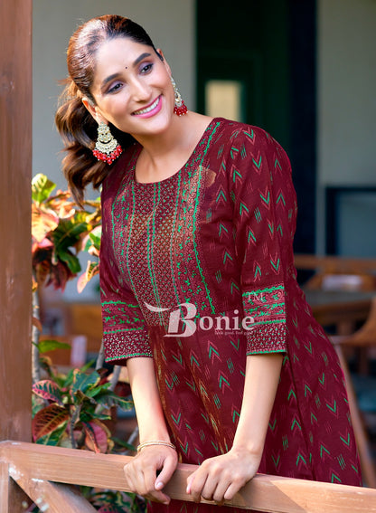 Aadhya Bonie Vetican Anarkali Kurtis Wholesaler