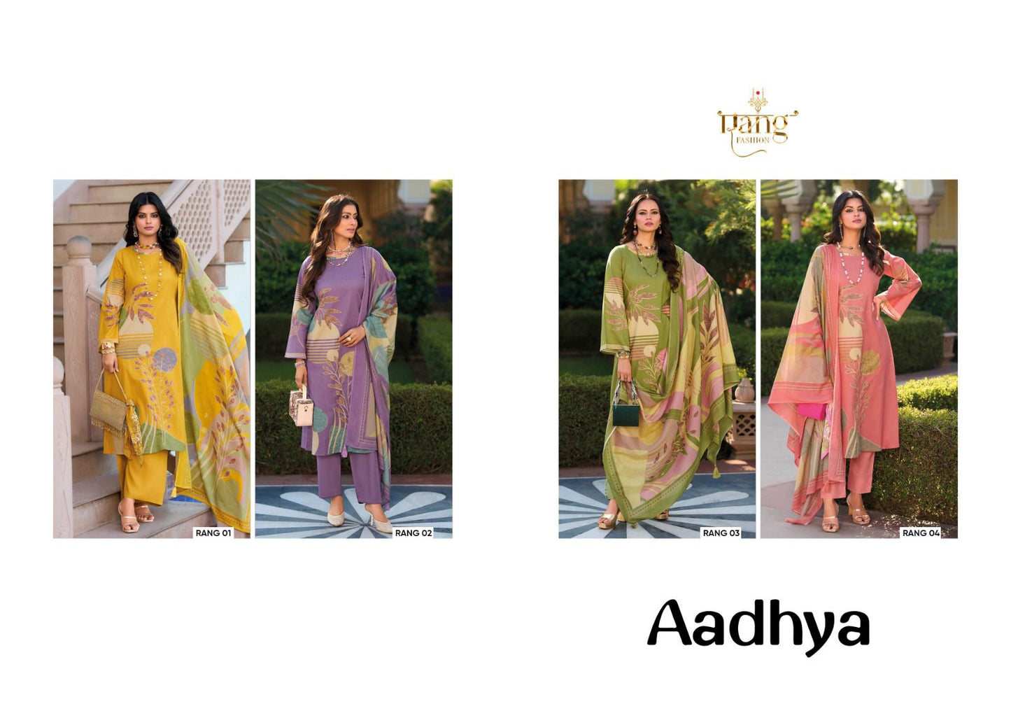 Aadhya Rang Fashion Lawn Pant Style Suits Wholesale Rate