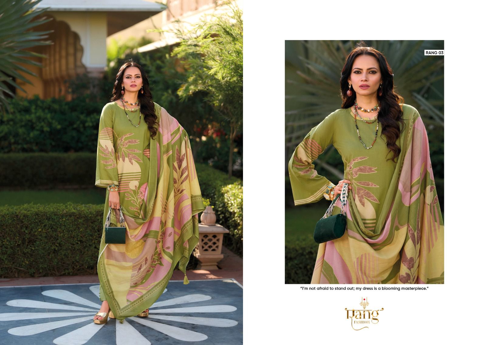 Aadhya Rang Fashion Lawn Pant Style Suits Wholesale Rate