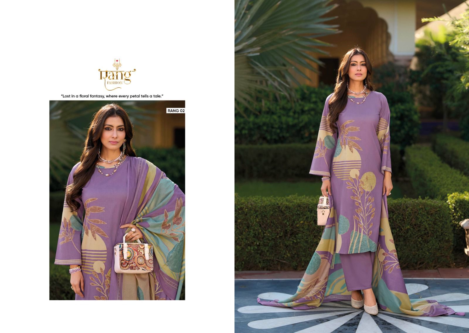 Aadhya Rang Fashion Lawn Pant Style Suits Wholesale Rate