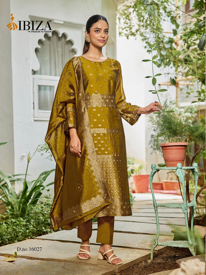 Aadi Ananta Ibiza Silk Jacquard Pant Style Suits Wholesale Price