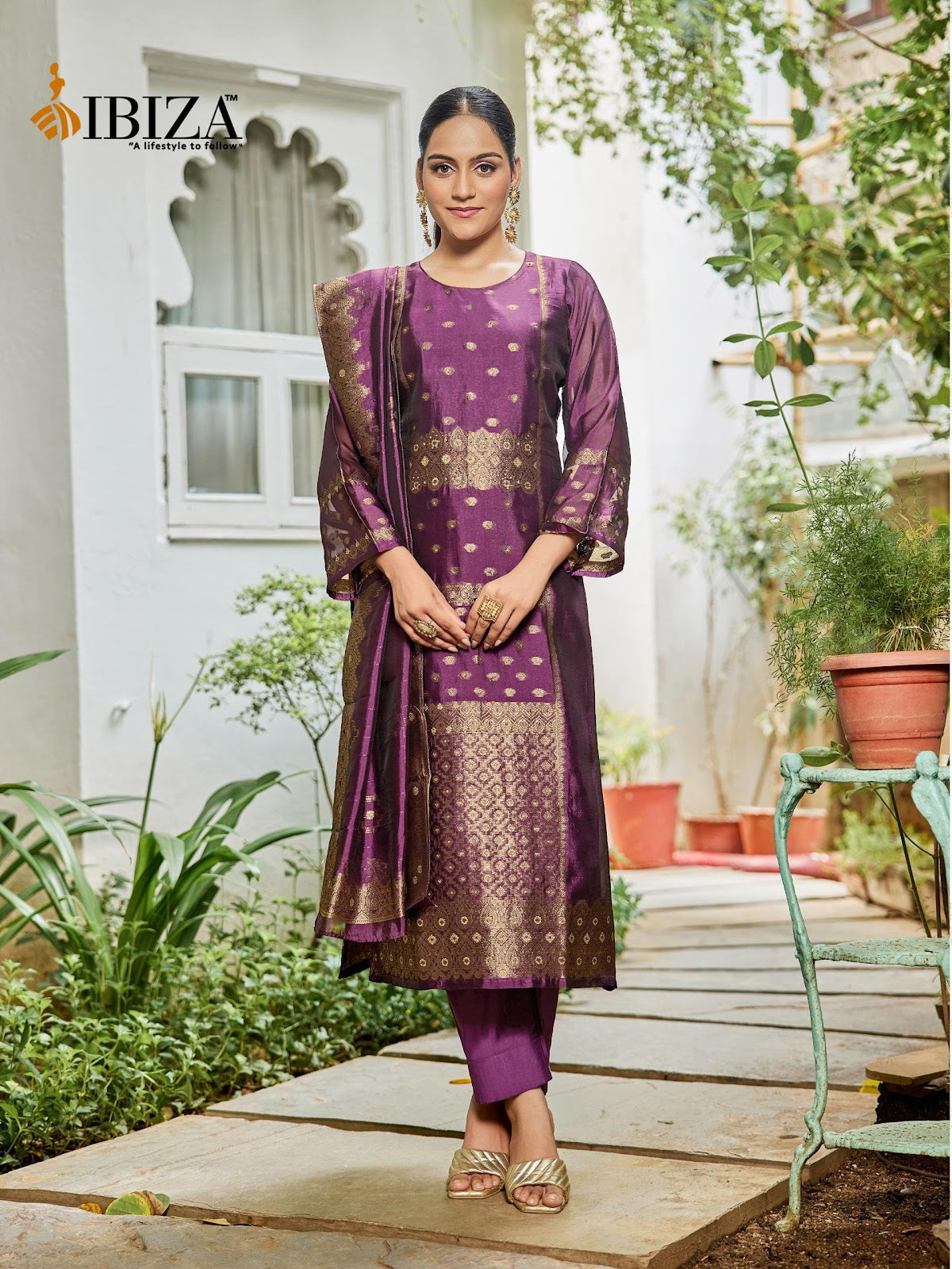 Aadi Ananta Ibiza Banglori Silk Pant Style Suits Wholesaler Ahmedabad