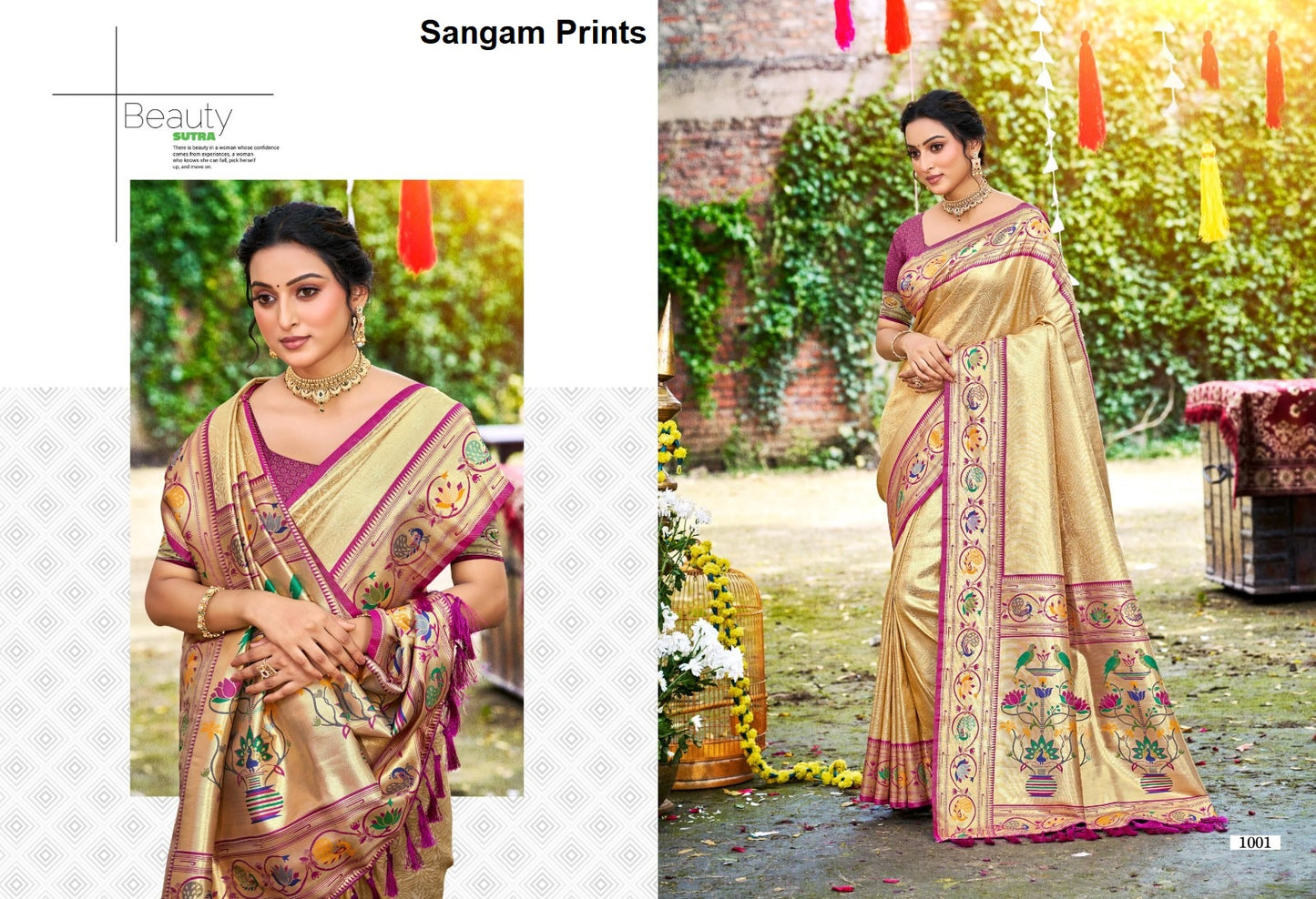 Aadya Silk Sangam Prints Sarees Exporter