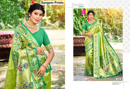 Aadya Silk Sangam Prints Sarees Exporter