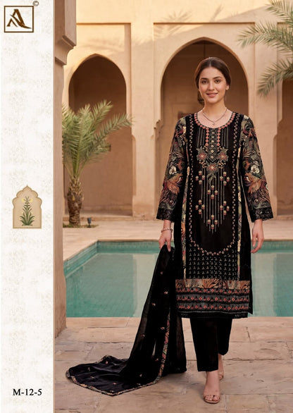 Aafiya Alok Viscose Reyon Karachi Salwar Suits Wholesaler