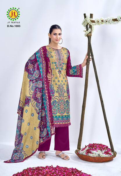 Aafreen Noor Vol 1 Jt Cotton Karachi Salwar Suits Wholesale Rate