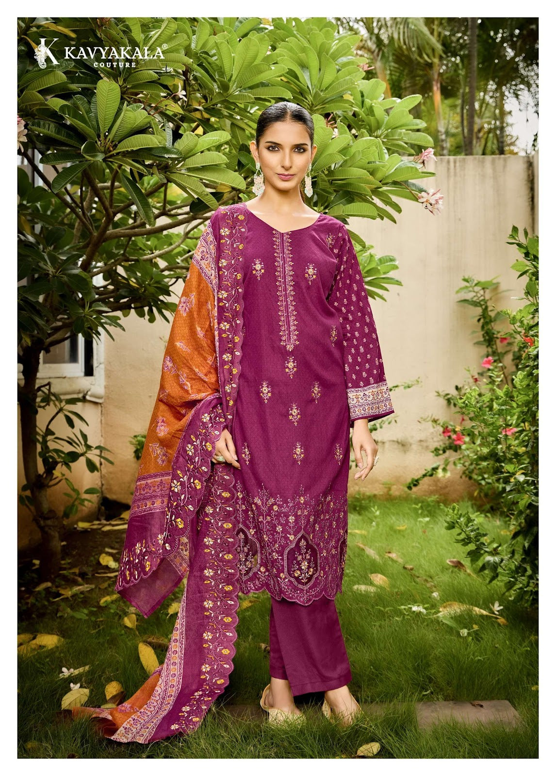 Aafreen Vol 1 Kavyakala Lawn Cotton Karachi Salwar Suits Wholesaler
