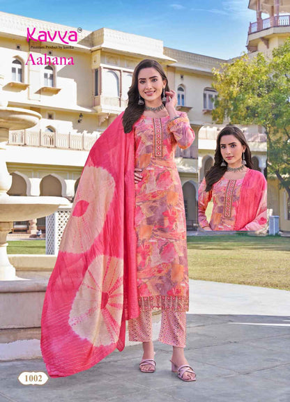 Aahana Vol 1 Kavya Capsule Readymade Pant Style Suits Wholesale Price