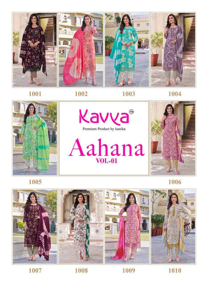 Aahana Vol 1 Kavya Capsule Readymade Pant Style Suits Wholesale Price