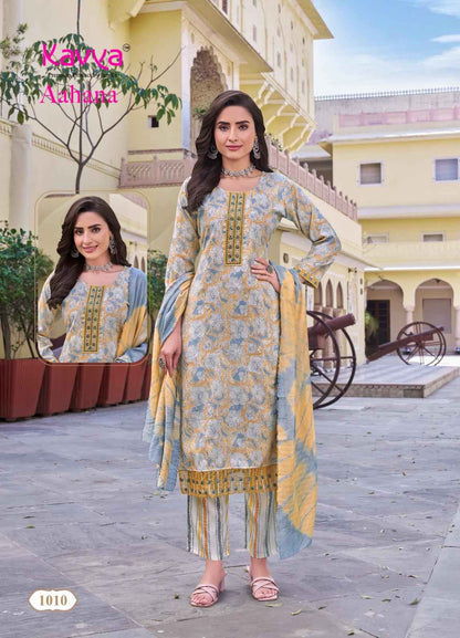 Aahana Vol 1 Kavya Capsule Readymade Pant Style Suits Wholesale Price