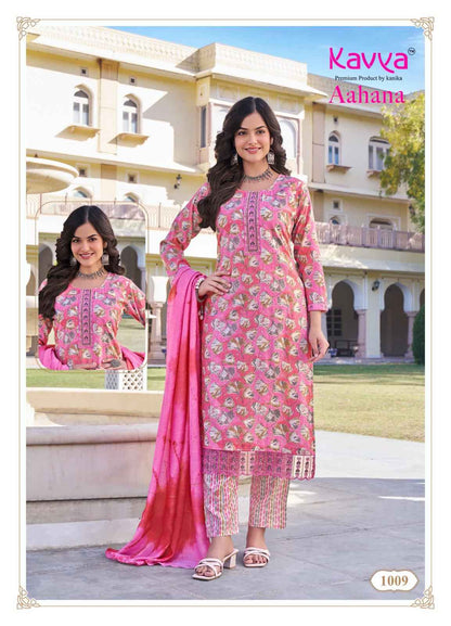 Aahana Vol 1 Kavya Capsule Readymade Pant Style Suits Wholesale Price