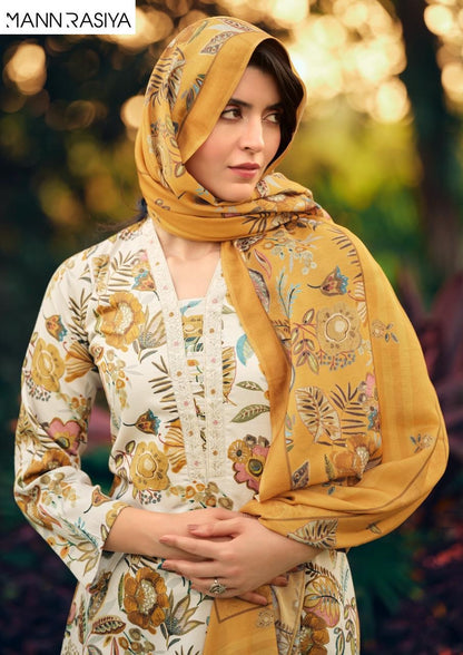 Aaina Mannrasiya Jam Cotton Pant Style Suits Manufacturer