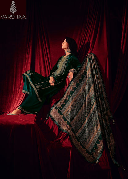 Aaina Varshaa Velvet Suits Wholesaler Gujarat