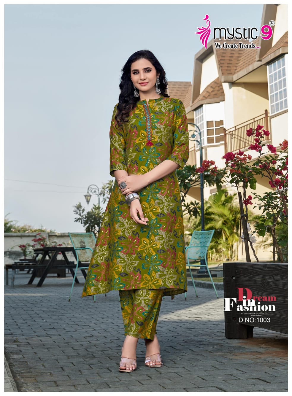 Aaira Vol 1 Mystic 9 Vertican Kurti Pant Set Wholesaler Ahmedabad