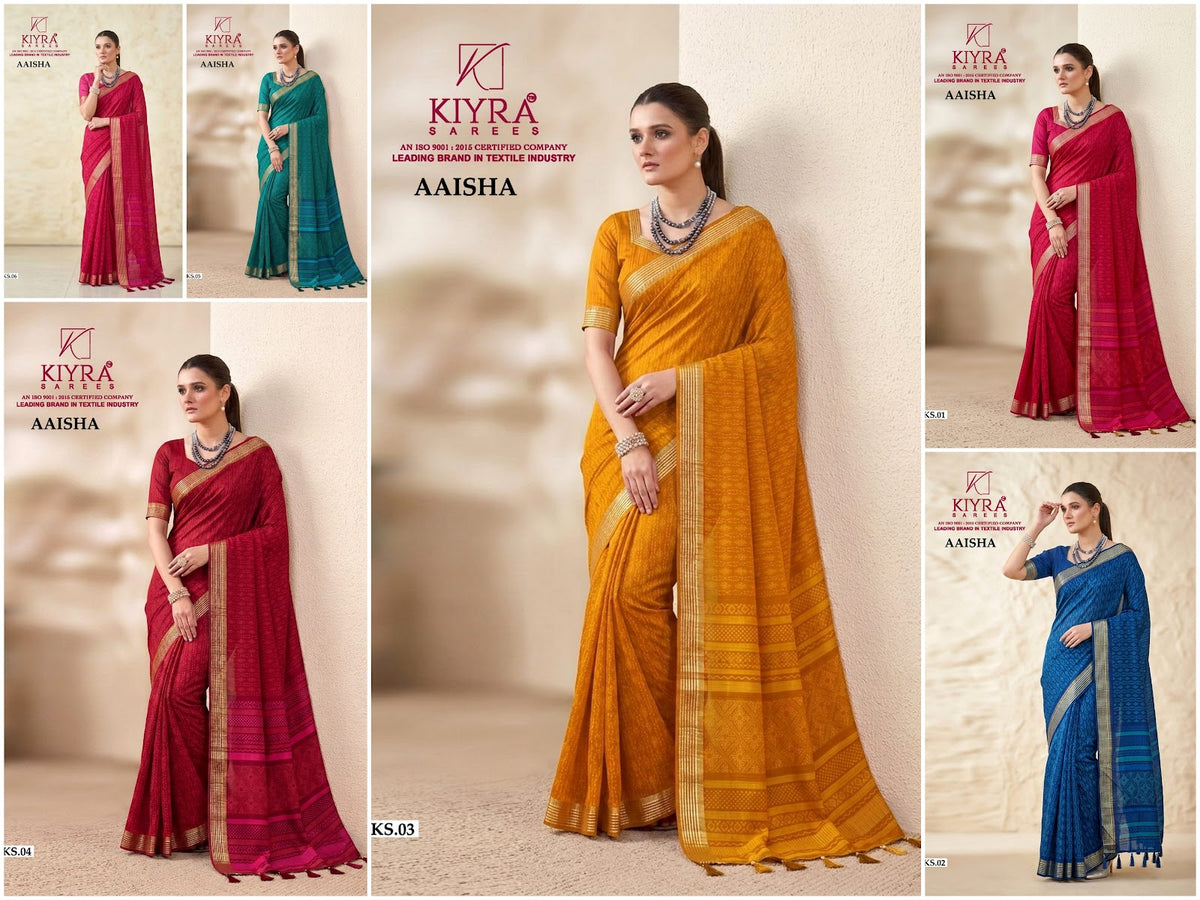 Aaisha Kiyra Sarees Exporter Ahmedabad