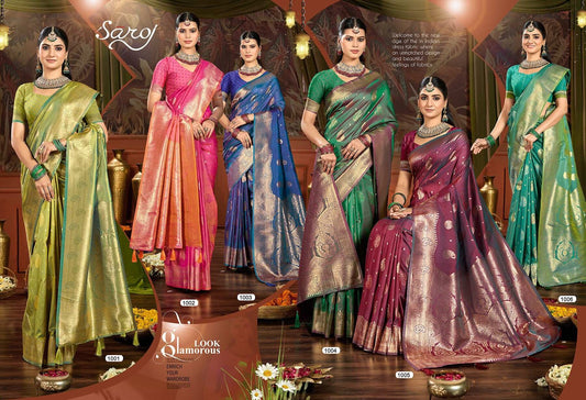 Aakansha Silk Saroski Vol 2 Saroj Sarees Wholesale Price