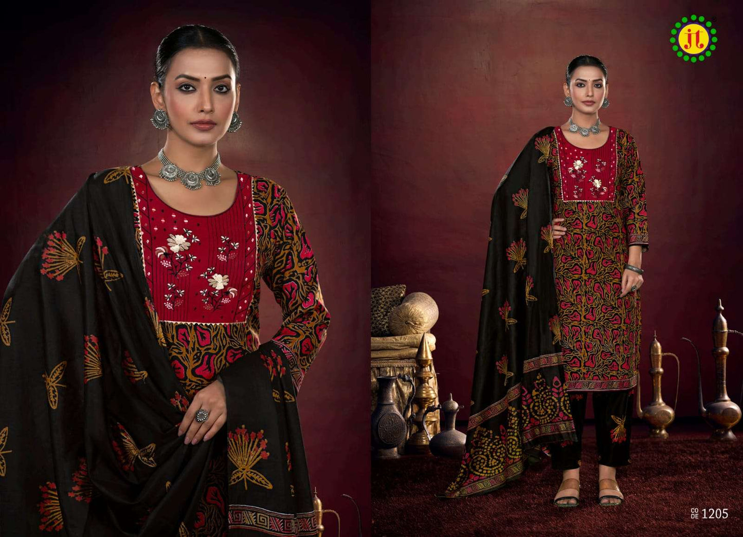 Aakansha Vol 12 Jt Lawn Cotton Karachi Salwar Suits Wholesaler Gujarat