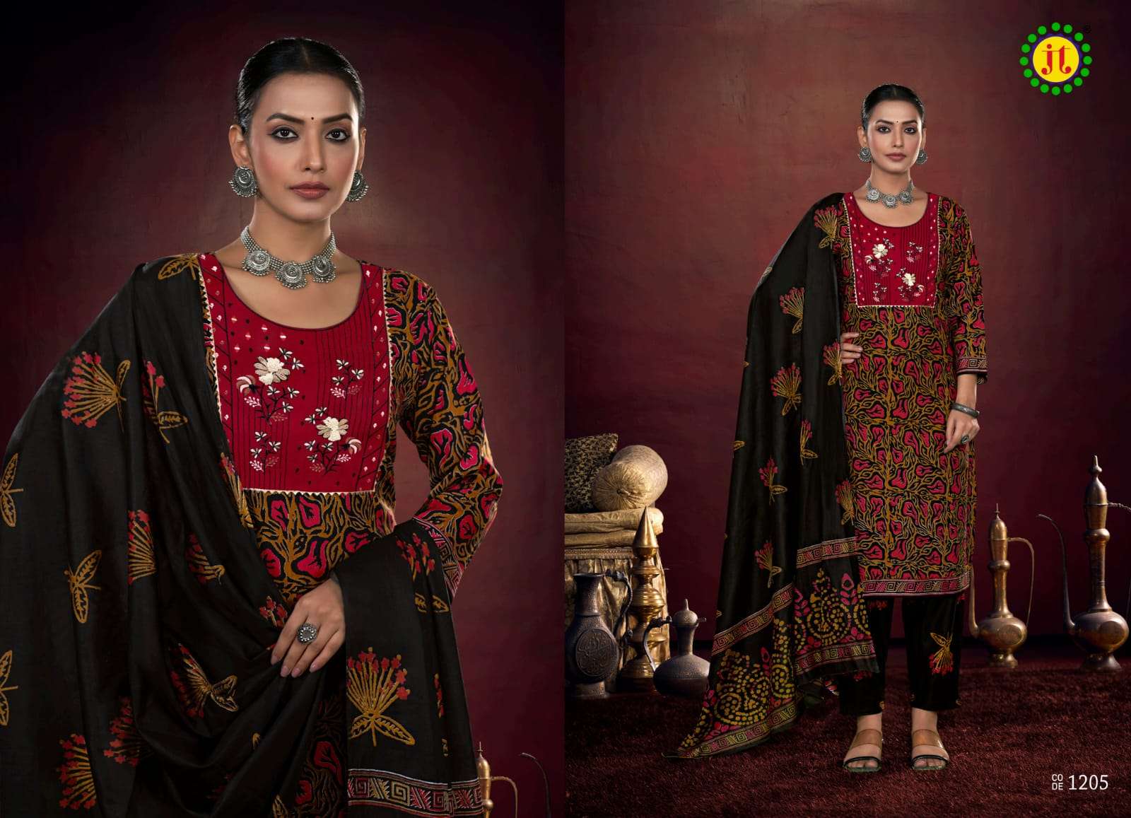 Aakansha Vol 12 Jt Lawn Cotton Karachi Salwar Suits Wholesaler Gujarat