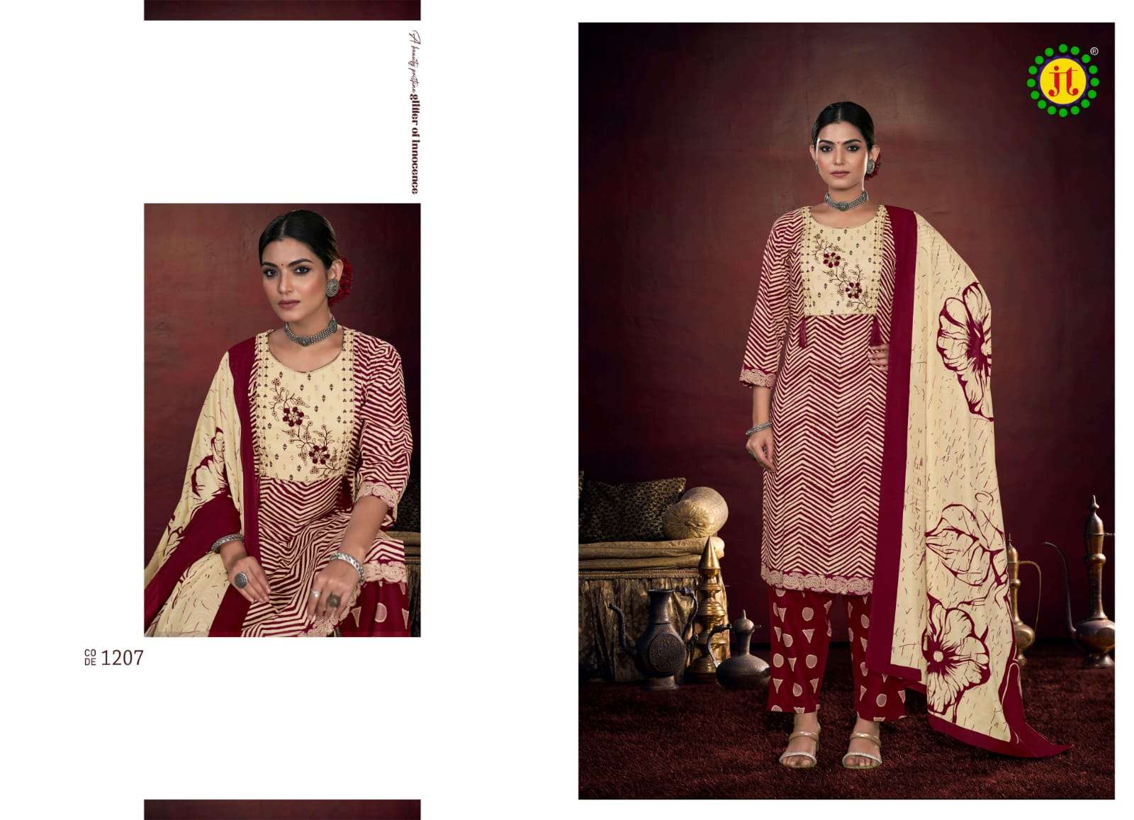 Aakansha Vol 12 Jt Lawn Cotton Karachi Salwar Suits Wholesaler Gujarat